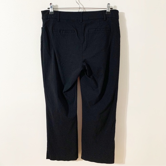 Fashion Bug Basic Black Stretchy Flare Dress Pants Pockets Hook and Bar/Zipper - Picture 5 of 10